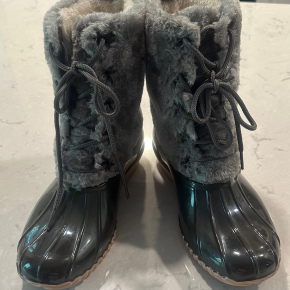 Jack Rogers Fur-Lined Duck Boots size 8 - Picture 1 of 6